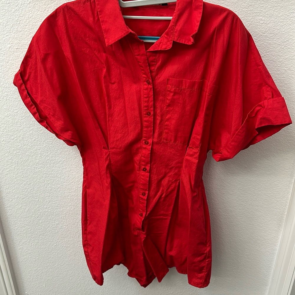 Zara Red Romper